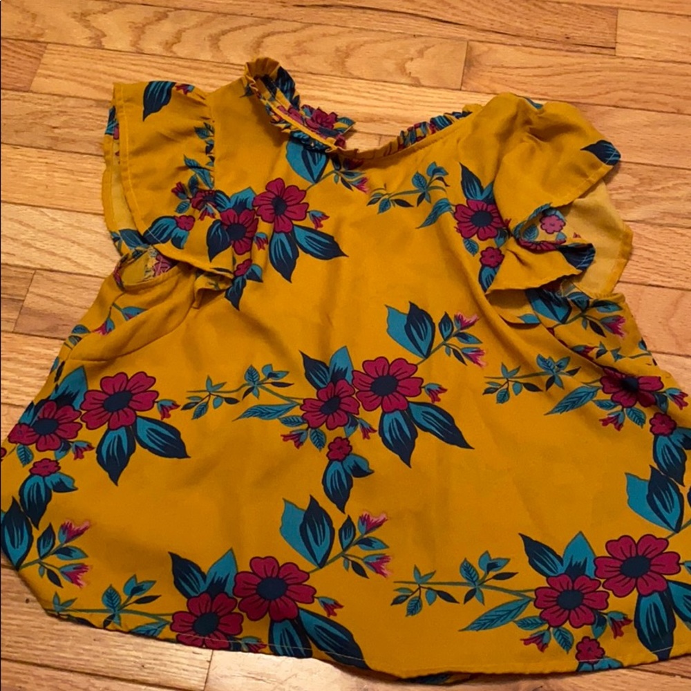 Floral women’s woven shirt